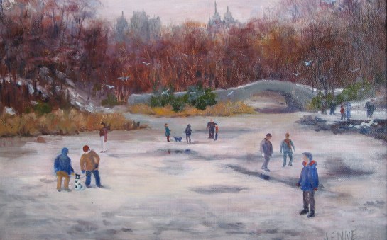 Central Park Afternoon 8''x10''